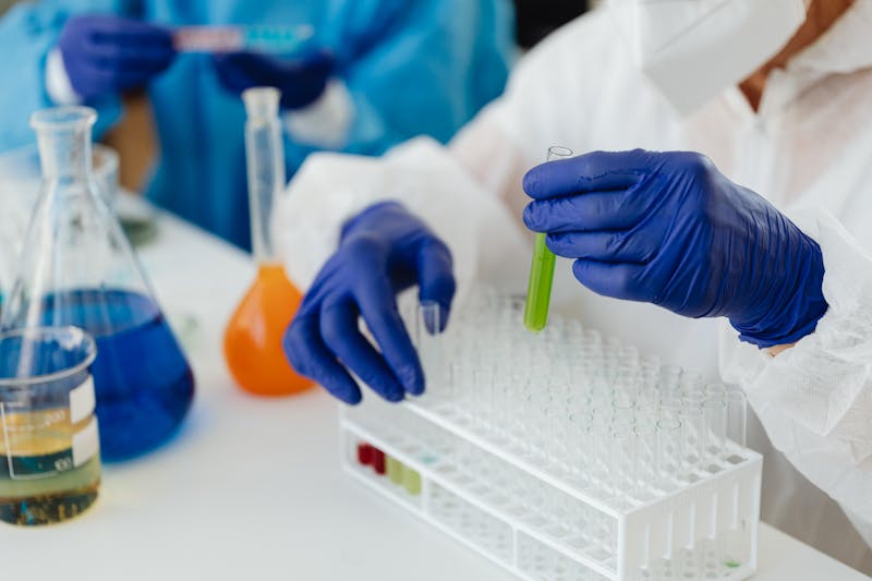 Research laboratory with scientific equipment